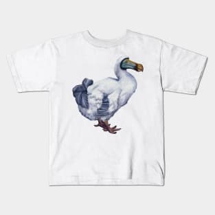 The extinct Dodo. Dodo illustration. Quirky, weird and fluffy. Have a piece of natural history. Unique gift. Kids T-Shirt